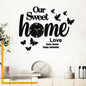Our Sweet Home 3D Wooden Wall Clock with light